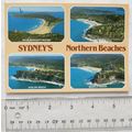 1987 postcard Sydney's Northern Beaches