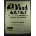 1967 Barclaycard Credit Card Ad - Meet Mr. K. Nuttall