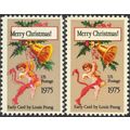 1580, 10¢ XMAS STAMP WITH LARGE COLOR SHIFT ERROR