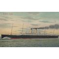 RMS Celtic White Star Lines Vintage Ship Postcard
