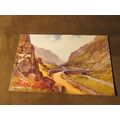 1930s Postcard - Snowdonia Llanberis Pass - Art...