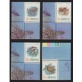 Taiwan Year of the Sea Turtle 4v Corners 1995 M...