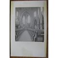 vintage postcard Church Interior