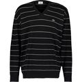 LACOSTE Stripe V-Neck Jumper BNWT