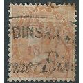 India 1865 SG62 2a Orange Good/Fine Used....