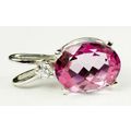 Pure Pink Topaz, 925 Sterling Silver Pendant, S...