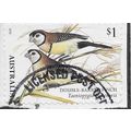 AUS 2018 $1.00 (S/A) 'BIRDS -FINCHES -DOUBLE' O...