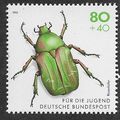 GER 1993 U/M 80pf+40 'INSECTS' (EBID65-630)