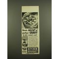 1942 Kitchen Bouquet Ad - Here's Secret of Perfect Gravy