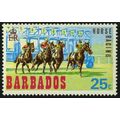 Barbados 1969 Horse Racing 25c Unmounted Mint M...