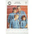 Vintage: Lotus 205 family sweaters, DK