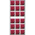 Holiday Poinsettia ATM Booklet Pane of 18 - Pos...