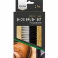 2pc Traditional Crosby Boot Shoe Brush Polish B...