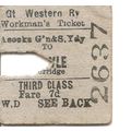 G.W.R. Edmondson Ticket - Acock's Green & South...