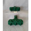 LOT OF 2 OUTDOOR CURRENT TAP HEAVY DUTY COVERED...