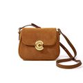 Genuine Leather Women Frosted velvet Handbags Y...