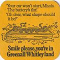 BEER MAT - GREENALL WHITLEY BREWERY - BEER BELO...