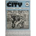 1975 programme Manchester City v. Coventry City...