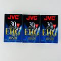 JVC TC-30 EHG Hi-Fi 30-Minute VHS-C Blank Tapes...