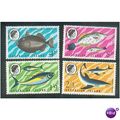 Ascension 1968 Fish set SG113-116 MNH / unmount...