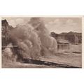 Rough Sea Hastings Sussex Postcard (SX70880)