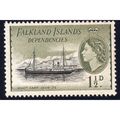 Falkland Islands Dep1954 Sg G28 SHIPS 11/2d lig...