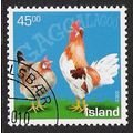 Mi 1040: Icelandic Chickens: Cock and Hen.