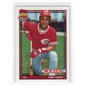 1991 Topps Eric Davis baseball card #550 – Reds