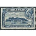 Gibraltar 1933 SG113 3d Blue Mounted Mint (Gum ...