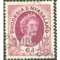 Rhodesia & Nyasaland 1954 - SG7 - 6d purple - used