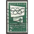 Australia 1954 SG280a 2/- Deep Bluish-Green Oly...