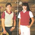 Crochet Child's Pattern Cross Stitch Vest (1)