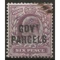 1892 O76 6d Pale Dull Purple Government Parcels...