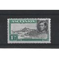 Ascension.SG39d 1d Three Sisters.Mounted Mint.A...