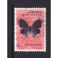 PAPUA NEW GUINEA 1966 5c TERINOS ALURGIS BURRER...