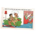 A SAPPHIRE CARD seaside humour by Quip used pos...
