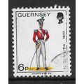 GUERNSEY 1974 6p OFFICER NORTH REGIMENT 1832 SG...