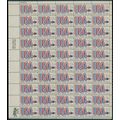 Airmail Complete Sheet of 50 20 Cent Stamps Sco...