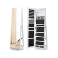 White Jewelry Cabinet Armoire Organizer Freesta...
