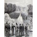 FOUNTAINS AT VERSAILLES - KING OF PRUSSIA 1870 ...