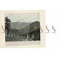 Mount Hood, Oregon, USA, Book Illustration (Pri...