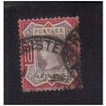 1887 VICTORIA 10D PURPLE RED F/U SG210