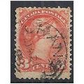 Canada 1876 SG83 3c Orange-Red Fine Used. .