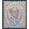 Sarawak 1888 SG10 3c Purple & Blue Unmounted Mi...