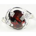 Mozambique Garnet, 925 Sterling Silver Ladies R...