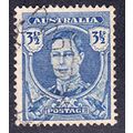 Australia 1942 King George VI 3 1/2d Used Stamp...