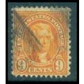 Used 641 9c Thomas Jefferson Barely Clears M10108