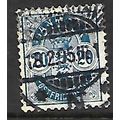 DENMARK 1882 20 ORE BLUE SG 100 FINE USED#