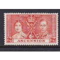 ASCENSION 1937 CORONATION 2d USED SG36