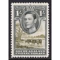 Bechuanaland KGVI 1938-52 1s Grey-Black Olive G...